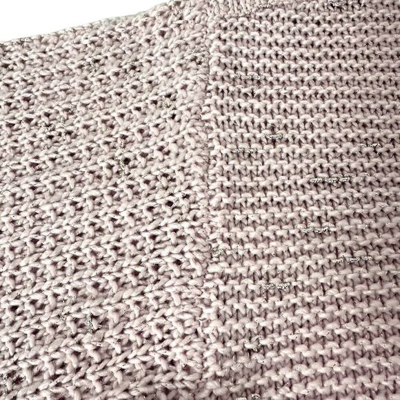 Chico’s Sweater Size 3 or XL Subtle Shine Naomi Pullover Pink Gold - Picture 6 of 8